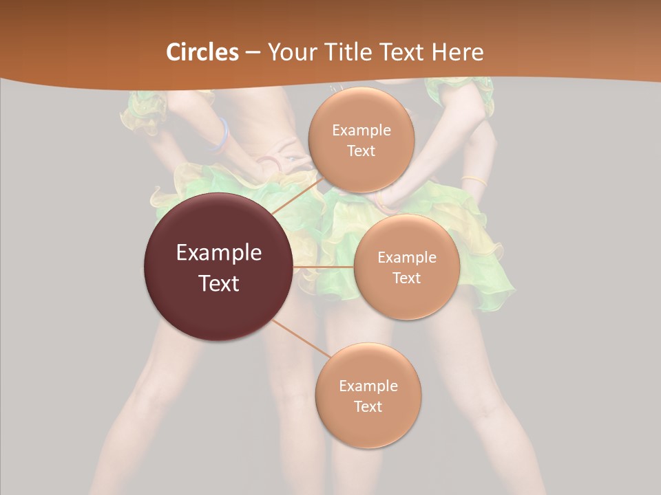 Elegance Graceful Posing PowerPoint Template