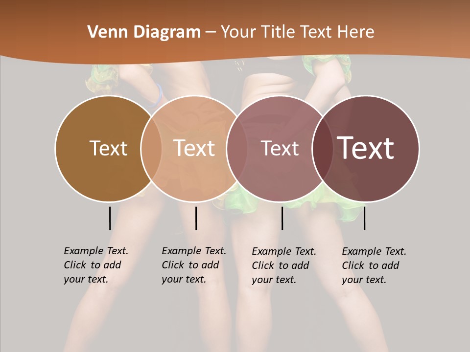 Elegance Graceful Posing PowerPoint Template