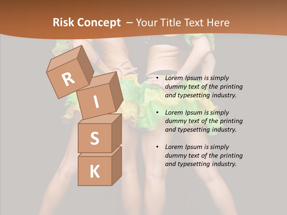 Elegance Graceful Posing PowerPoint Template