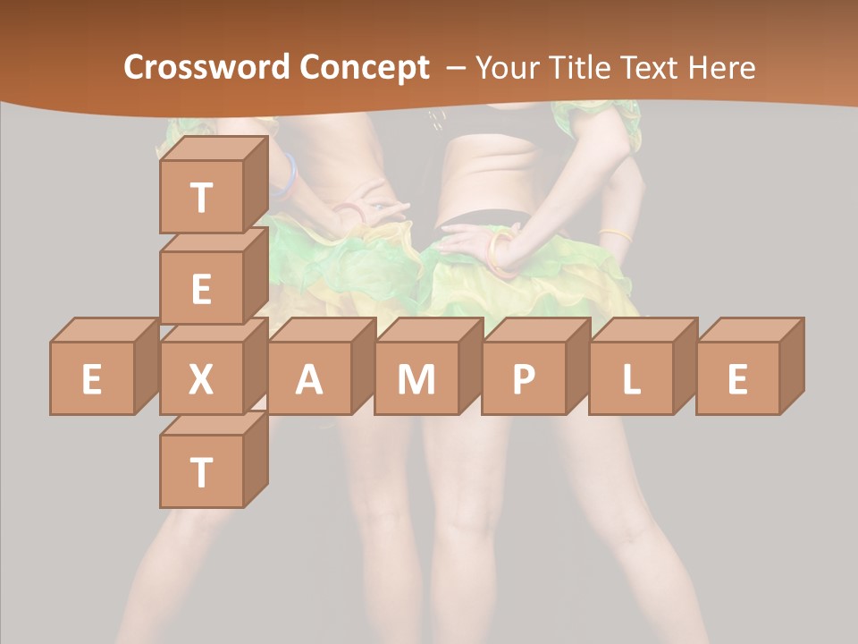 Elegance Graceful Posing PowerPoint Template