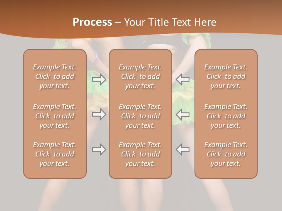 Elegance Graceful Posing PowerPoint Template