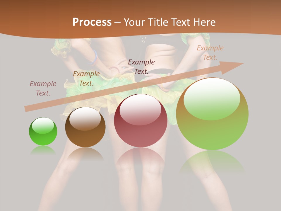 Elegance Graceful Posing PowerPoint Template