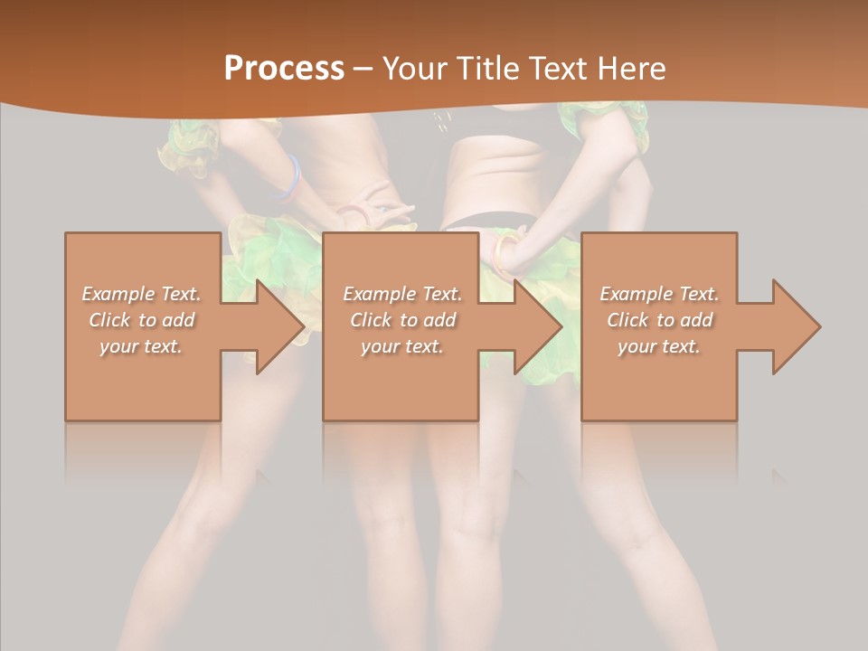 Elegance Graceful Posing PowerPoint Template