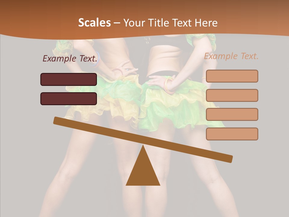 Elegance Graceful Posing PowerPoint Template