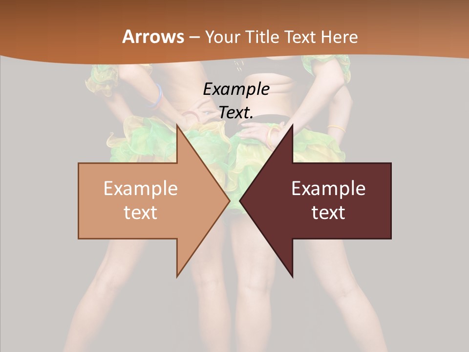 Elegance Graceful Posing PowerPoint Template