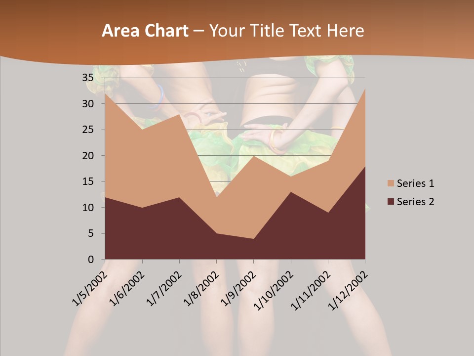 Elegance Graceful Posing PowerPoint Template