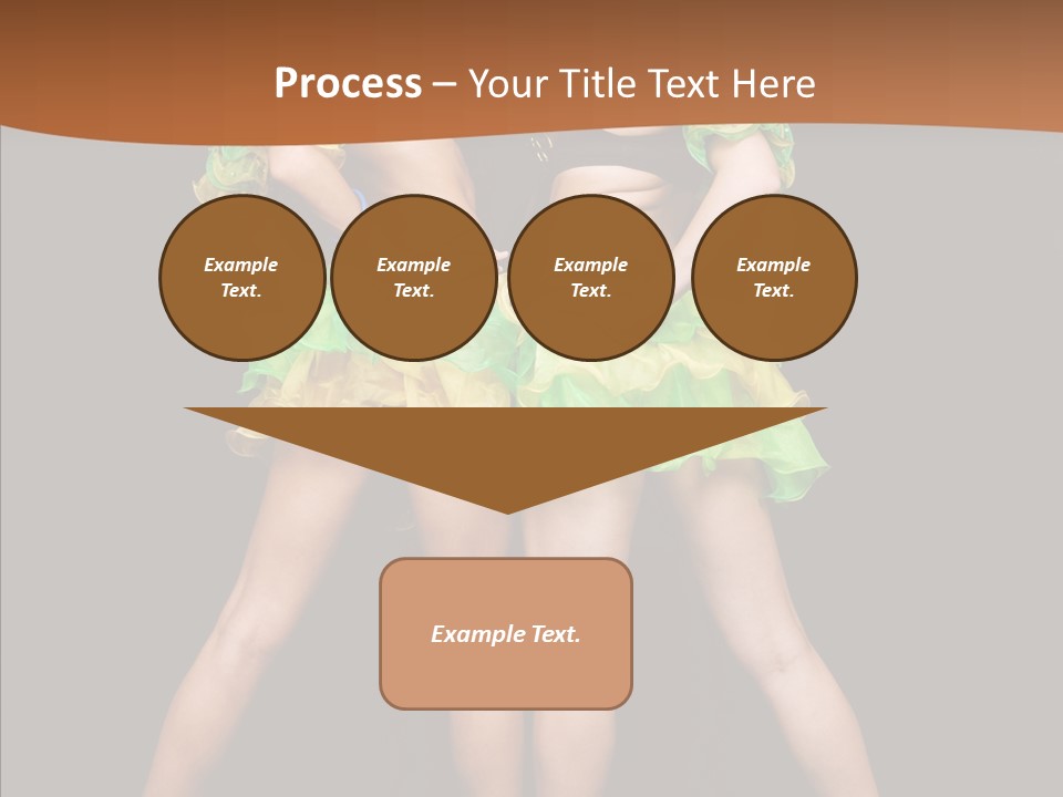 Elegance Graceful Posing PowerPoint Template