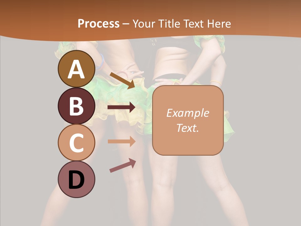 Elegance Graceful Posing PowerPoint Template