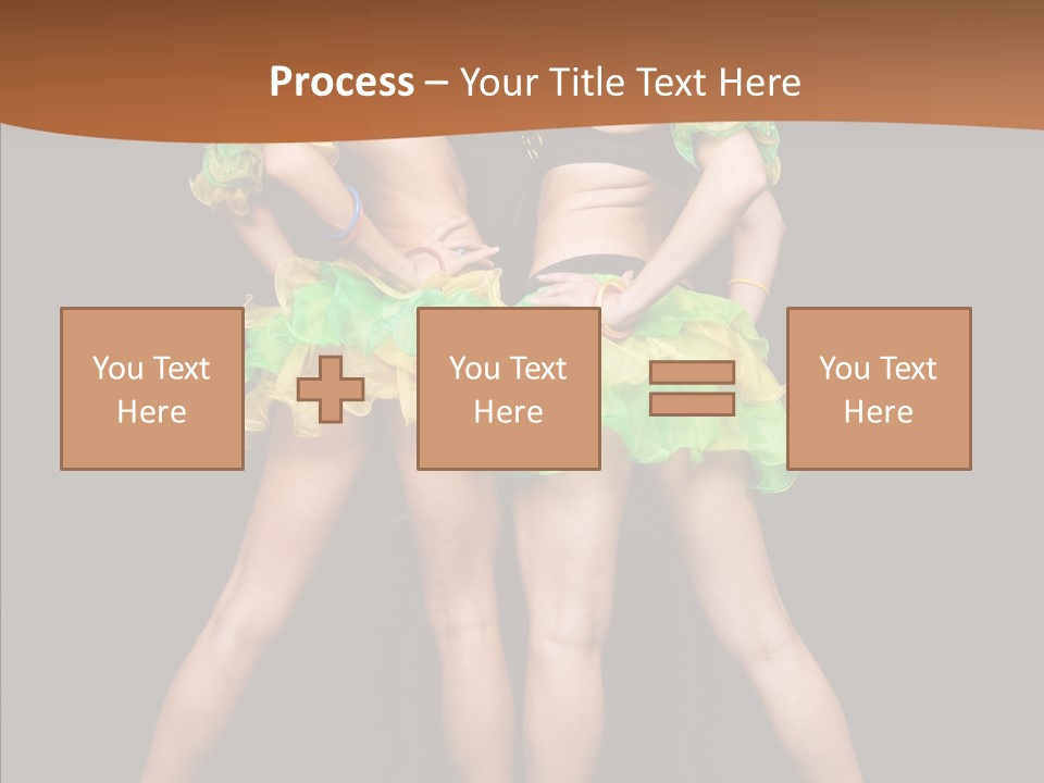 Elegance Graceful Posing PowerPoint Template