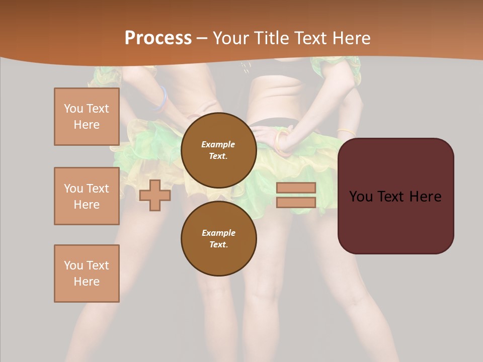 Elegance Graceful Posing PowerPoint Template