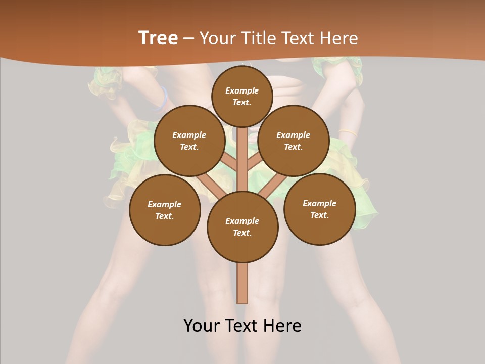 Elegance Graceful Posing PowerPoint Template