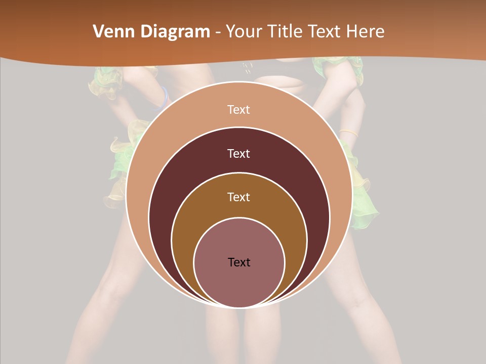 Elegance Graceful Posing PowerPoint Template