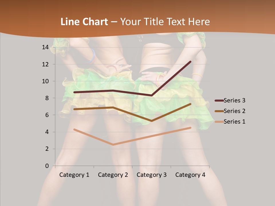 Elegance Graceful Posing PowerPoint Template