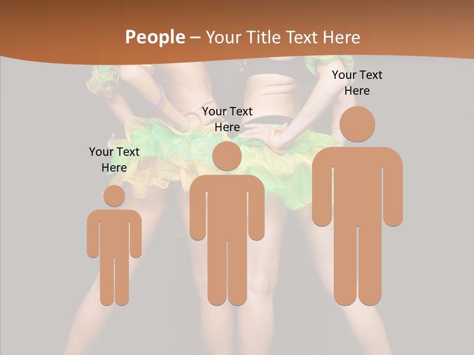 Elegance Graceful Posing PowerPoint Template