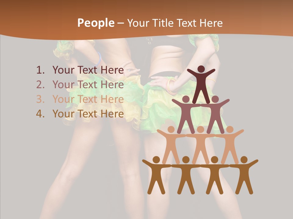 Elegance Graceful Posing PowerPoint Template