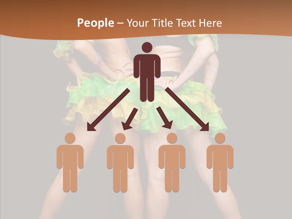 Elegance Graceful Posing PowerPoint Template