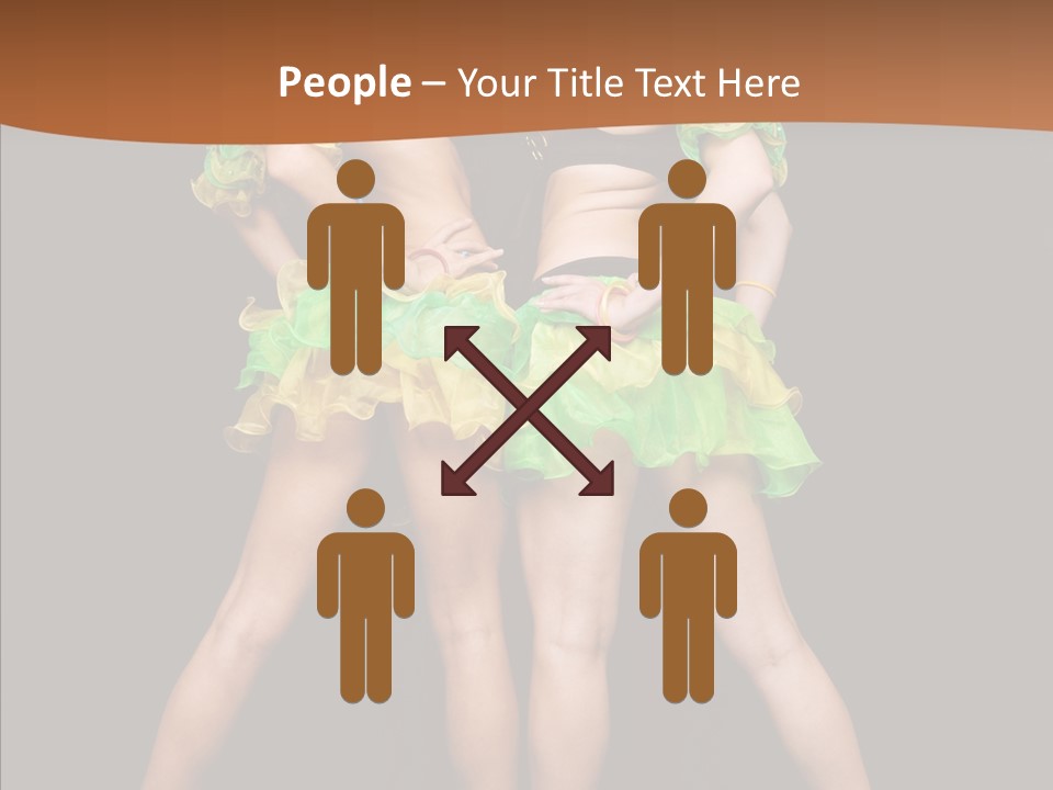 Elegance Graceful Posing PowerPoint Template