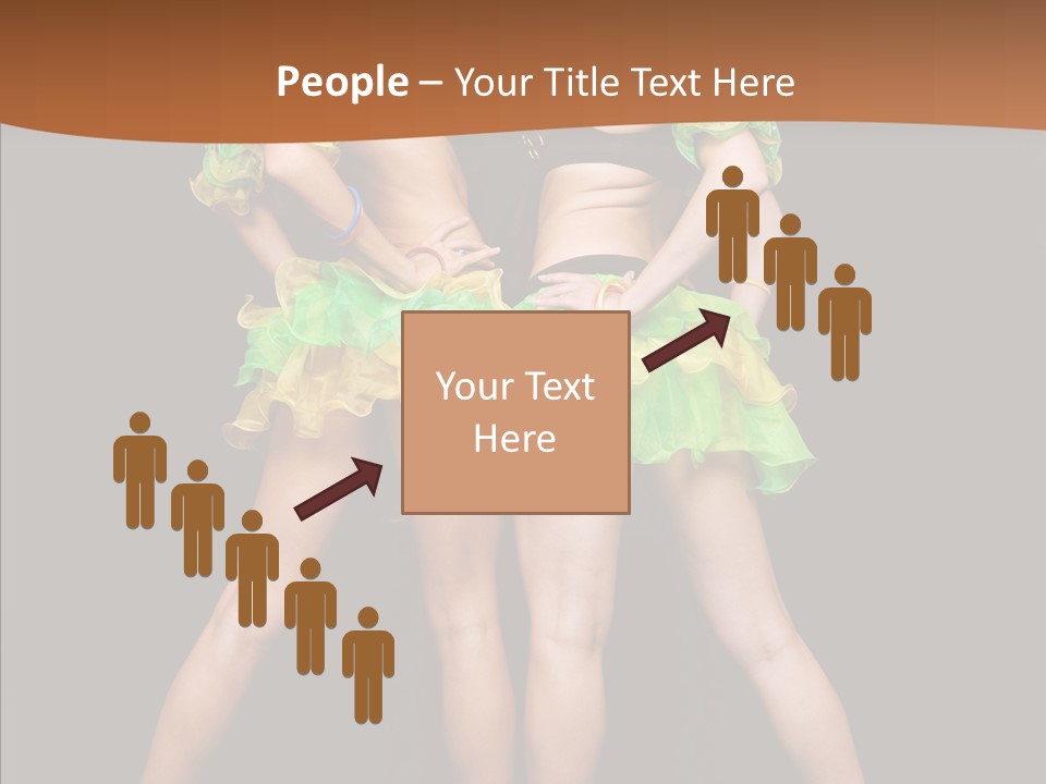 Elegance Graceful Posing PowerPoint Template