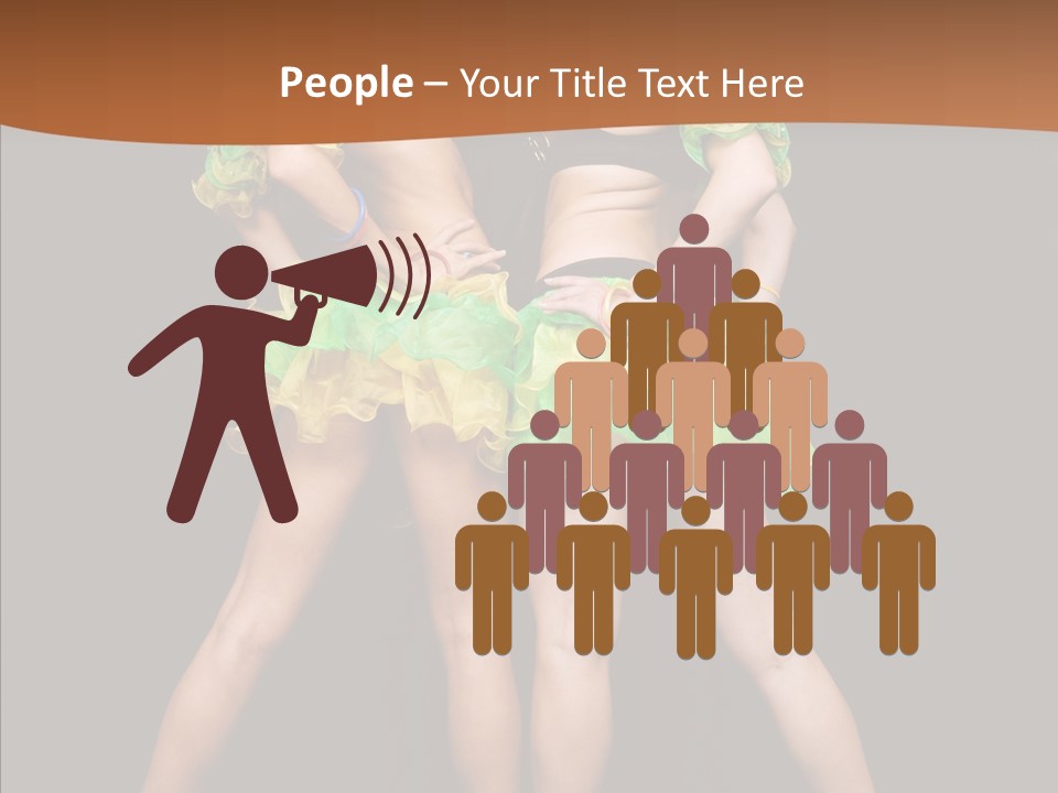 Elegance Graceful Posing PowerPoint Template