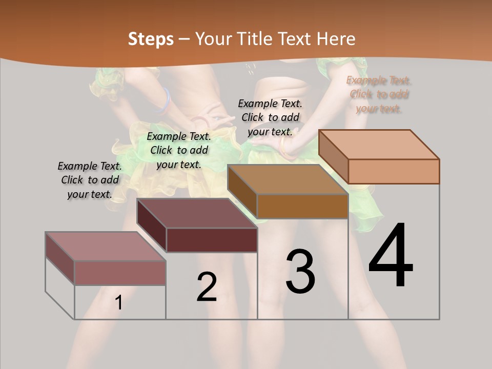 Elegance Graceful Posing PowerPoint Template