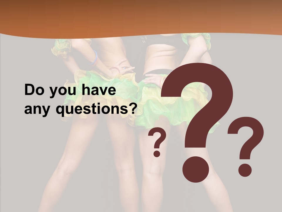 Elegance Graceful Posing PowerPoint Template