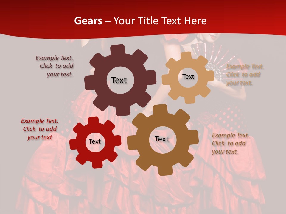 Three Performance Go Go PowerPoint Template