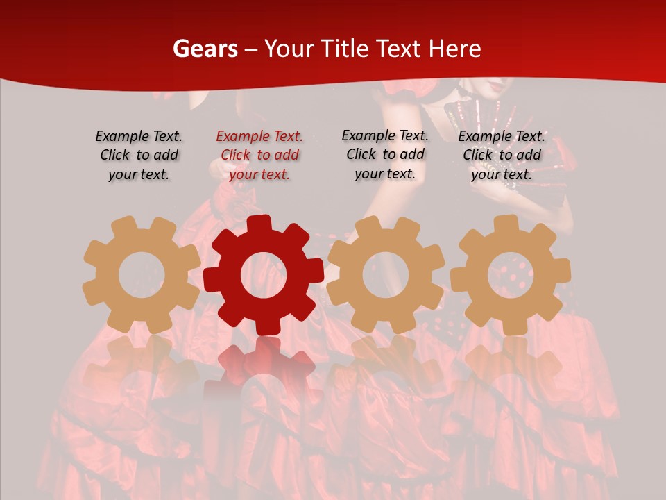 Three Performance Go Go PowerPoint Template