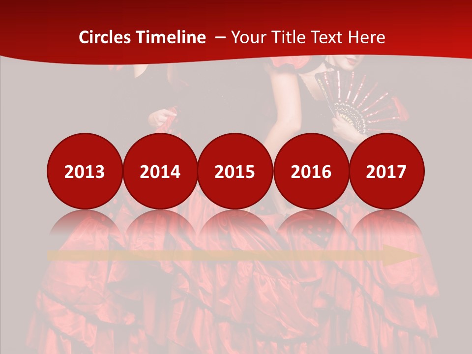 Three Performance Go Go PowerPoint Template