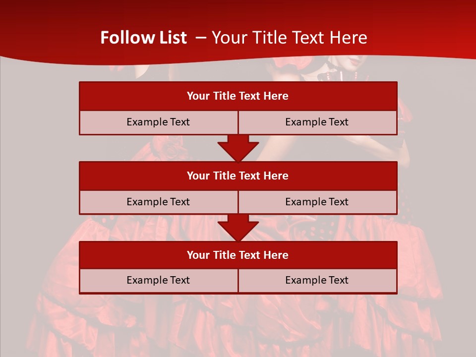 Three Performance Go Go PowerPoint Template