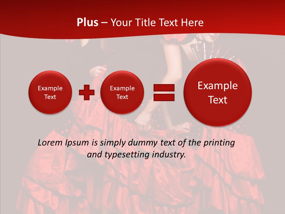 Three Performance Go Go PowerPoint Template