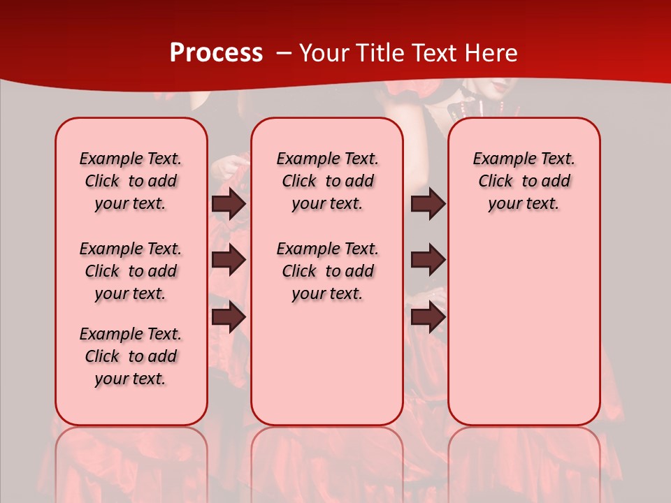 Three Performance Go Go PowerPoint Template