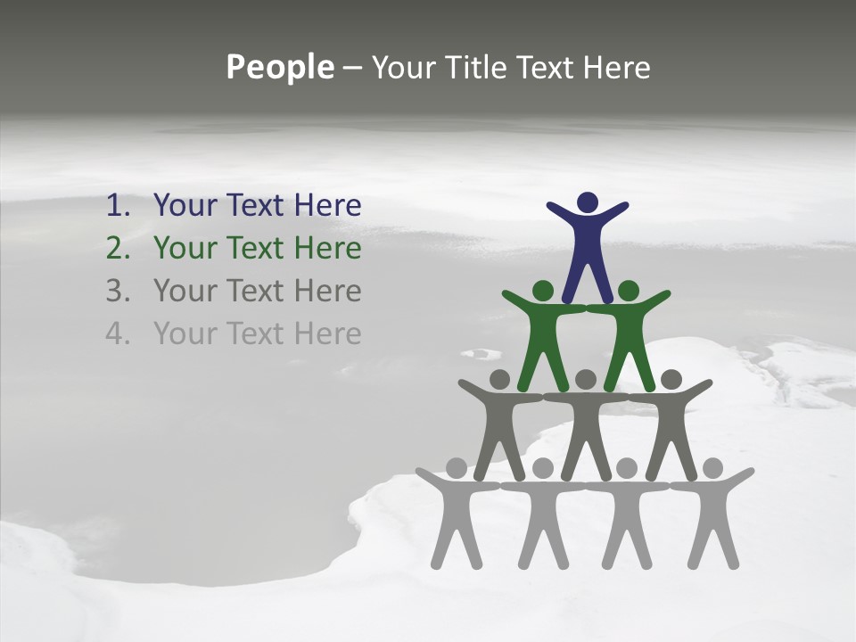 Human Trategy Figure PowerPoint Template