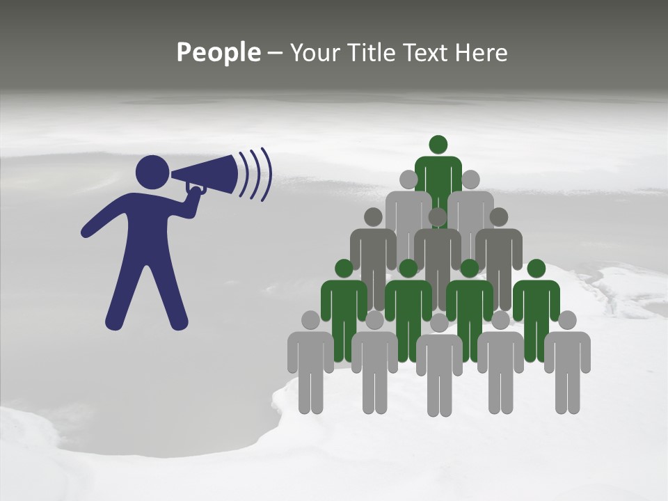 Human Trategy Figure PowerPoint Template