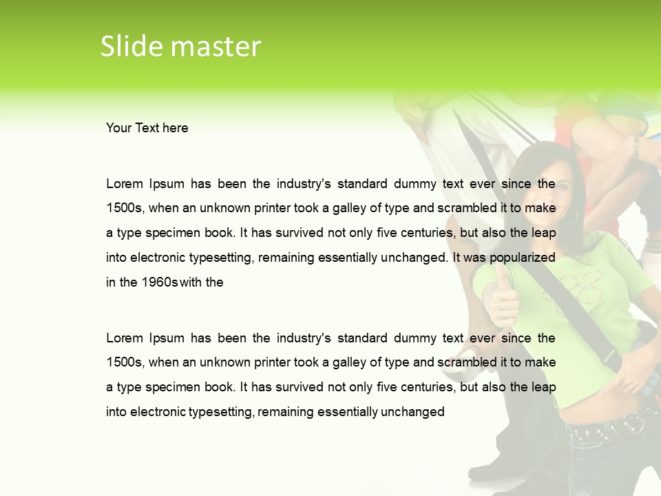 Woman Family Happiness PowerPoint Template