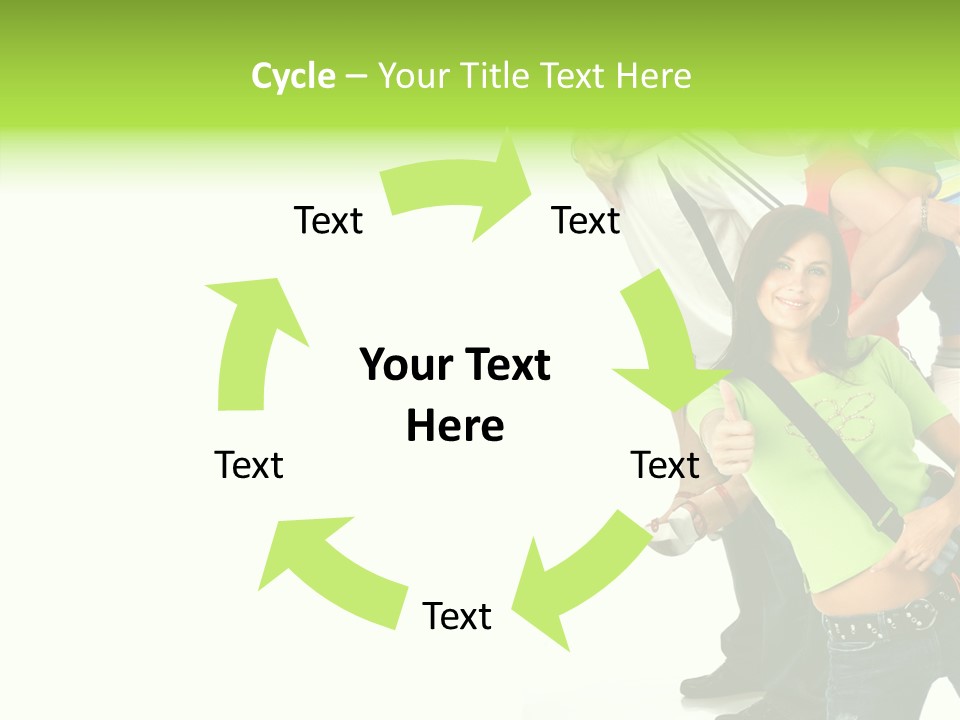 Woman Family Happiness PowerPoint Template