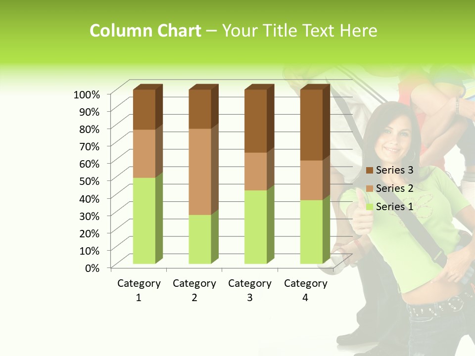 Woman Family Happiness PowerPoint Template