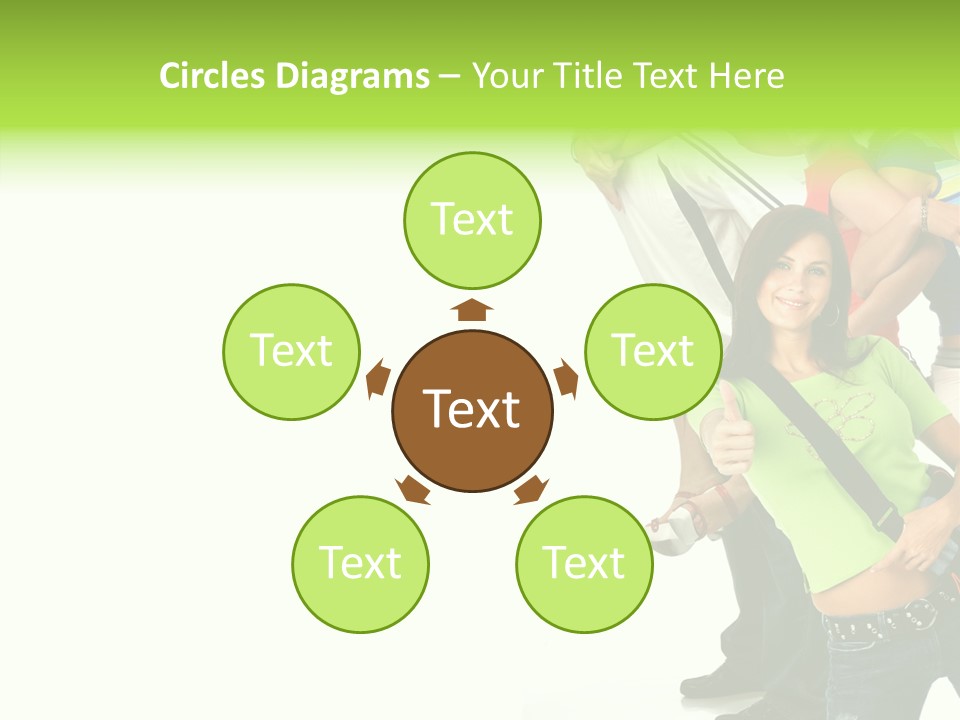 Woman Family Happiness PowerPoint Template