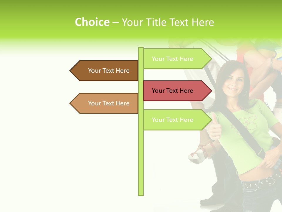 Woman Family Happiness PowerPoint Template