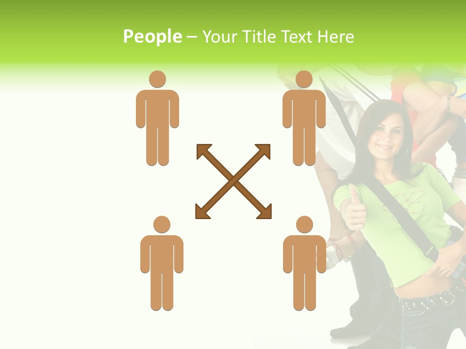 Woman Family Happiness PowerPoint Template