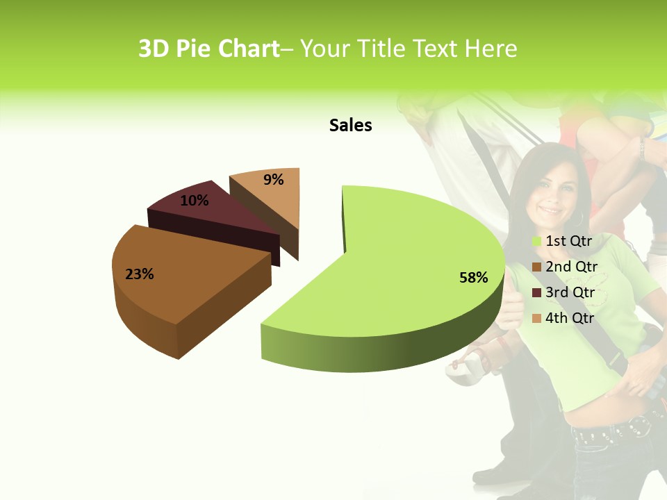 Woman Family Happiness PowerPoint Template