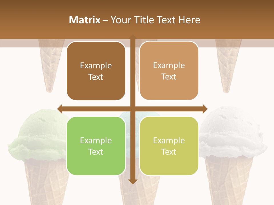 Cone Frio Shake PowerPoint Template