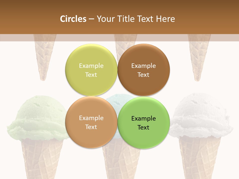 Cone Frio Shake PowerPoint Template