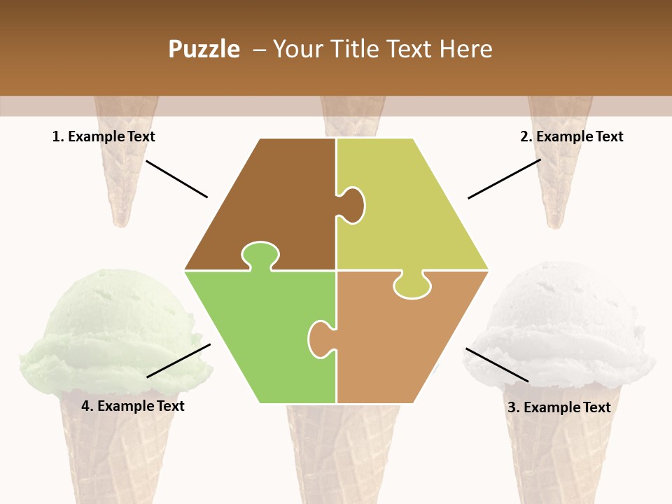 Cone Frio Shake PowerPoint Template