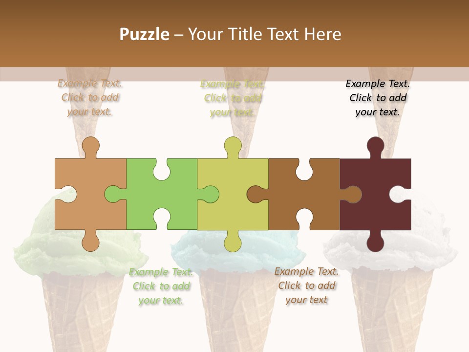 Cone Frio Shake PowerPoint Template