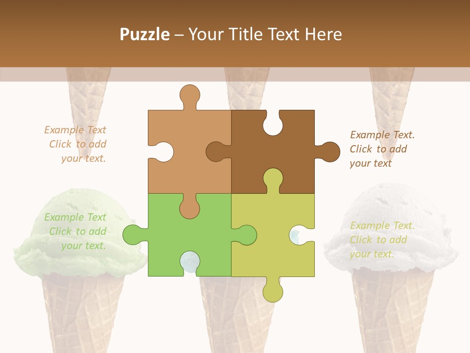 Cone Frio Shake PowerPoint Template