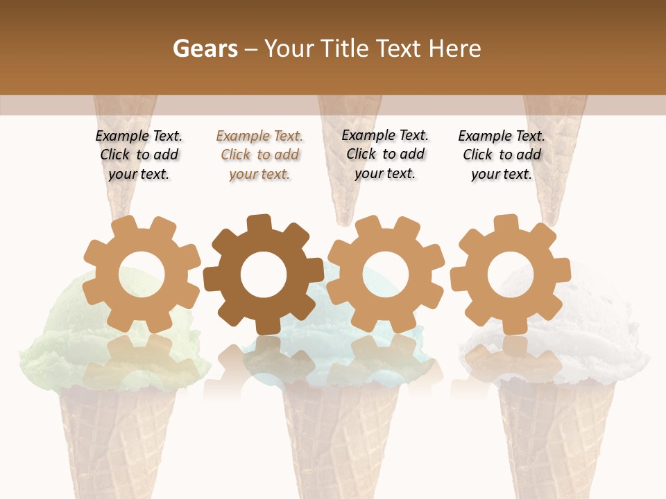 Cone Frio Shake PowerPoint Template