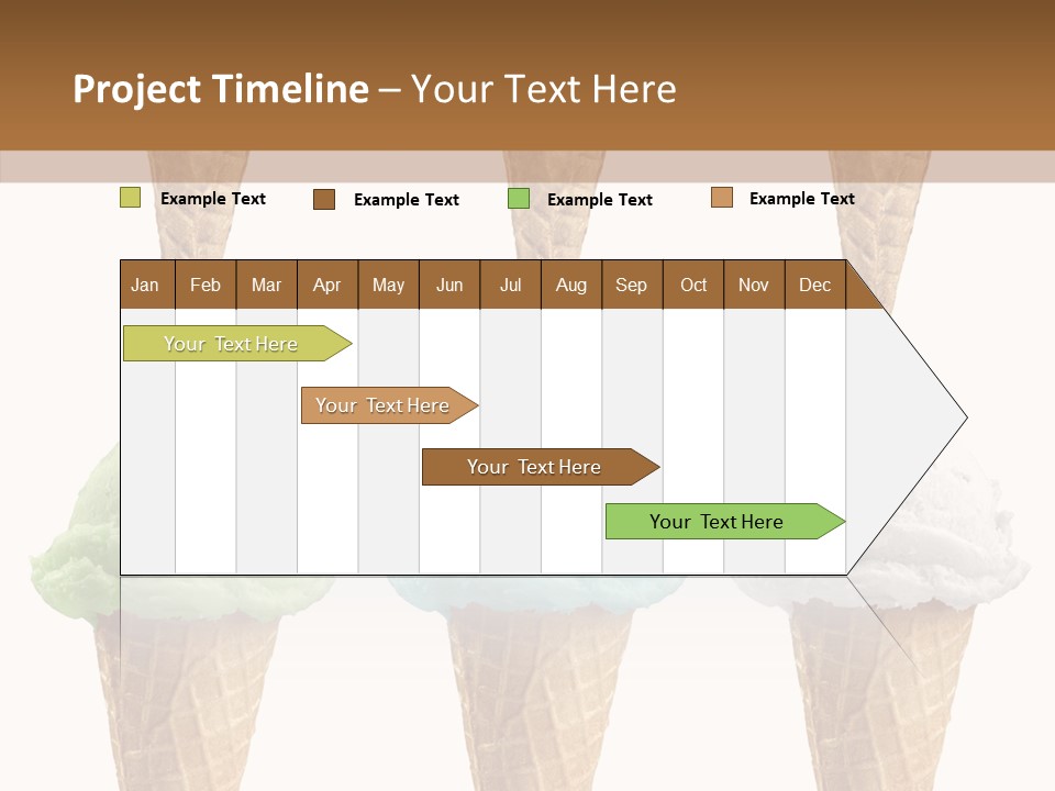 Cone Frio Shake PowerPoint Template