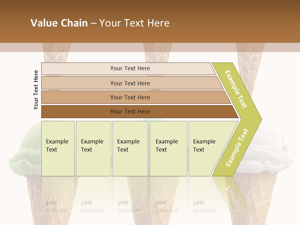 Cone Frio Shake PowerPoint Template