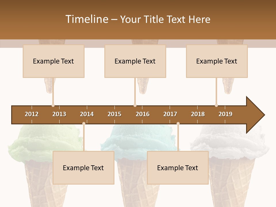 Cone Frio Shake PowerPoint Template