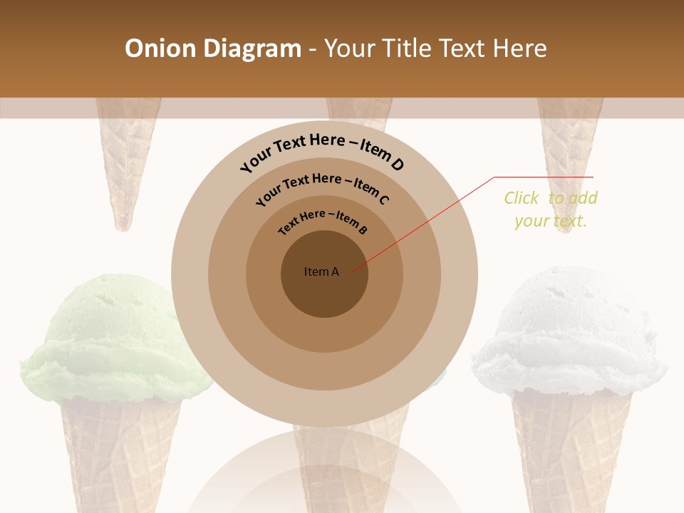 Cone Frio Shake PowerPoint Template